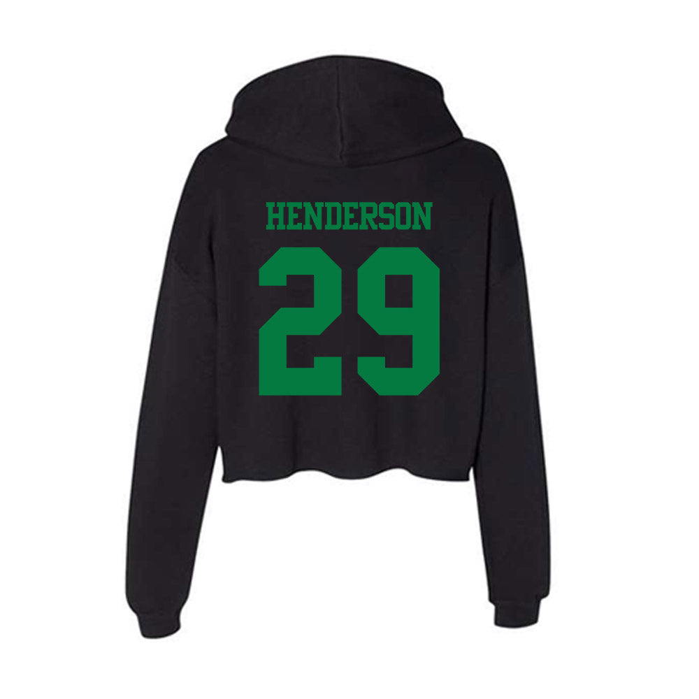 Oregon - NCAA Football : Arlo Henderson - Women's Crop Fleece Hooded Sweatshirt-1