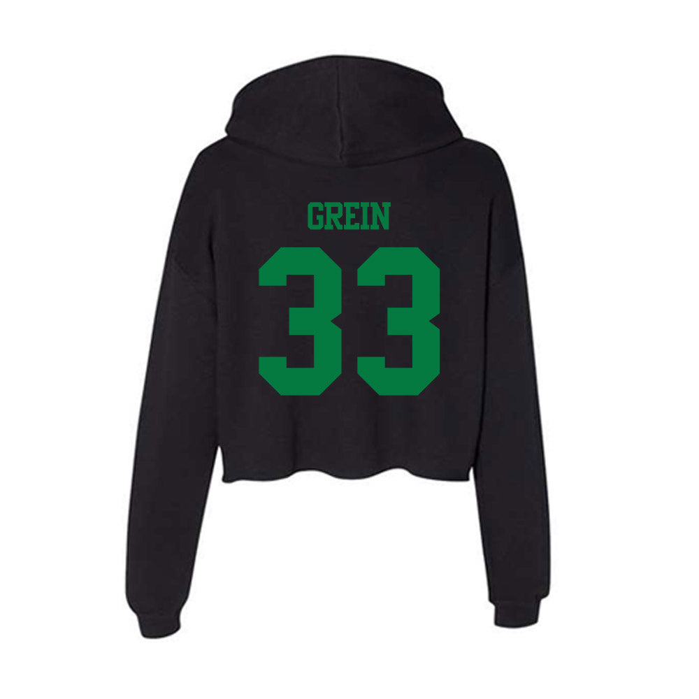 Oregon - NCAA Softball : Lyndsey Grein - Women's Crop Fleece Hoodie-1