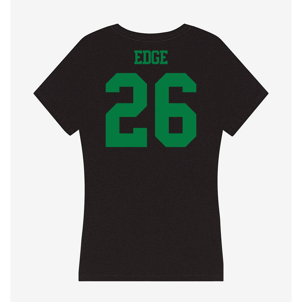 Oregon - NCAA Acrobatics & Tumbling : Aubrey Edge - Women's V-Neck T-Shirt-1