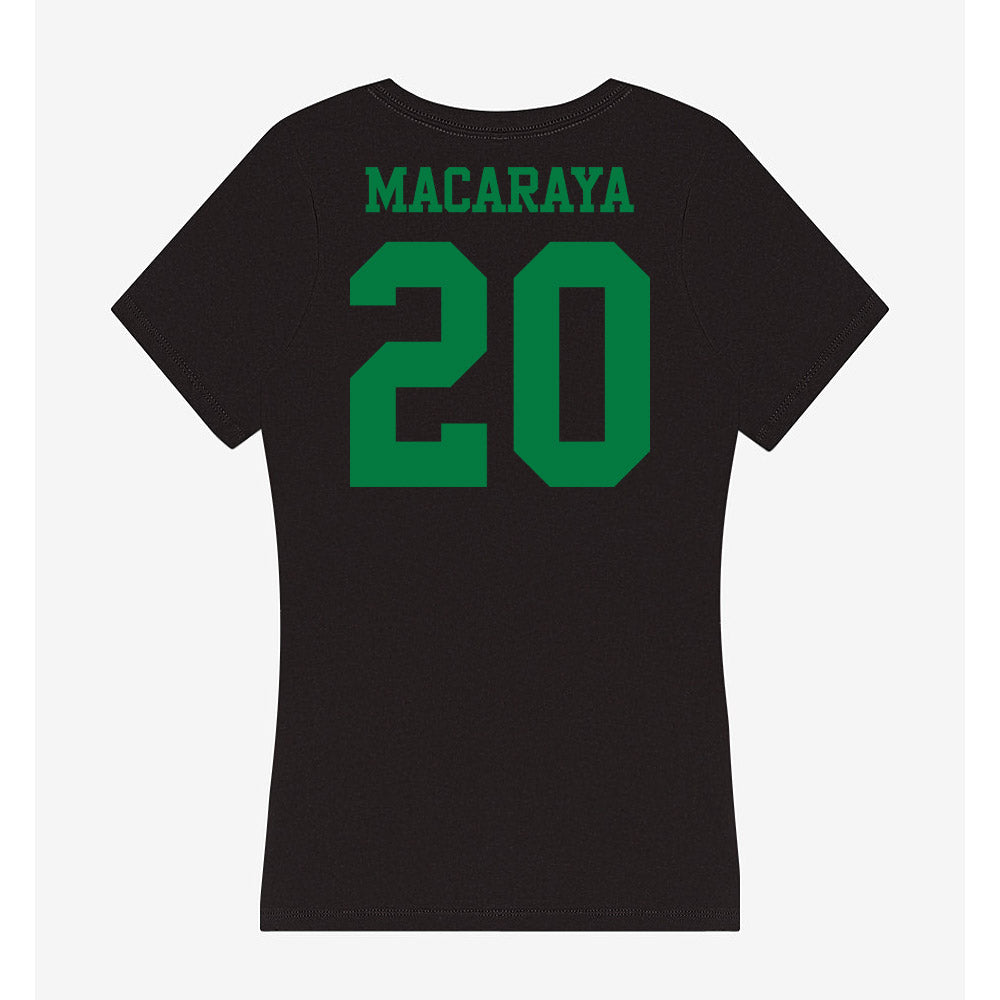 Oregon - NCAA Acrobatics & Tumbling : Haylie Macaraya - Women's V-Neck T-Shirt-1