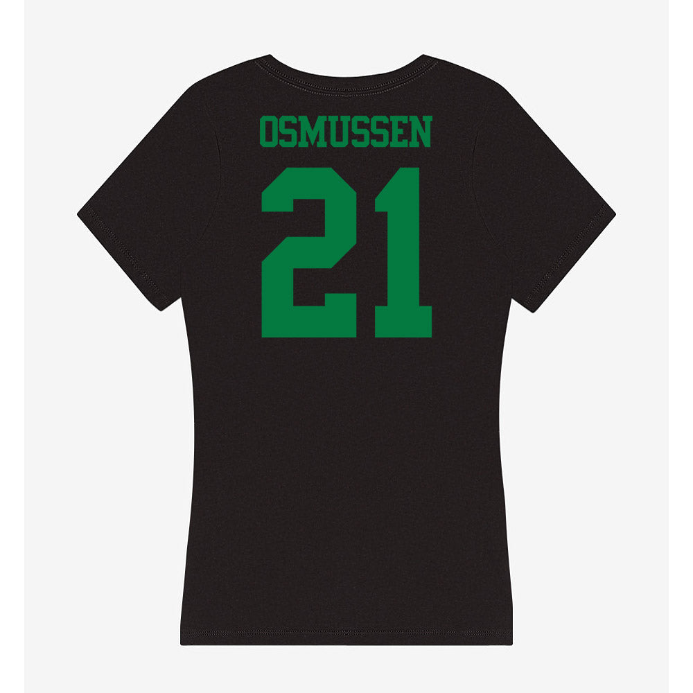 Oregon - NCAA Women's Soccer : Ella Osmussen - Women's V-Neck T-Shirt-1