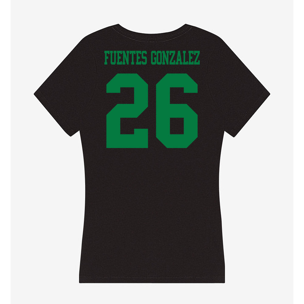 Oregon - NCAA Women's Soccer : Giselle Fuentes Gonzalez - Women's V-Neck T-Shirt-1