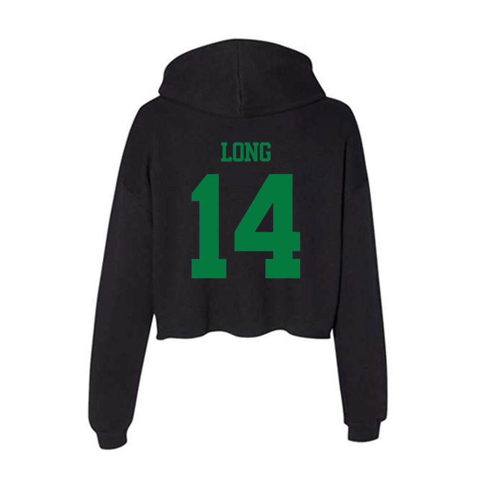 Oregon - NCAA Women's Basketball : Ari Long - Women's Crop Fleece Hoodie-1