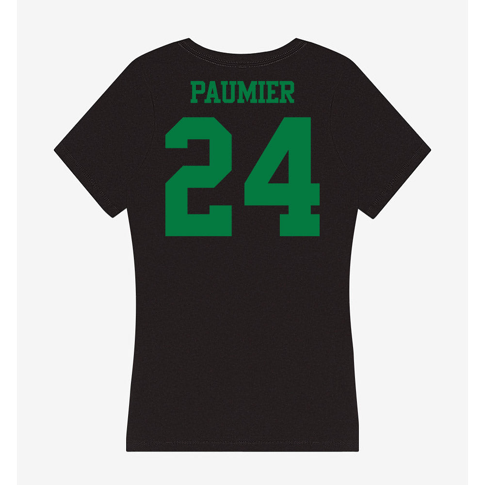 Oregon - NCAA Acrobatics & Tumbling : Lilly Paumier - Women's V-Neck T-Shirt-1