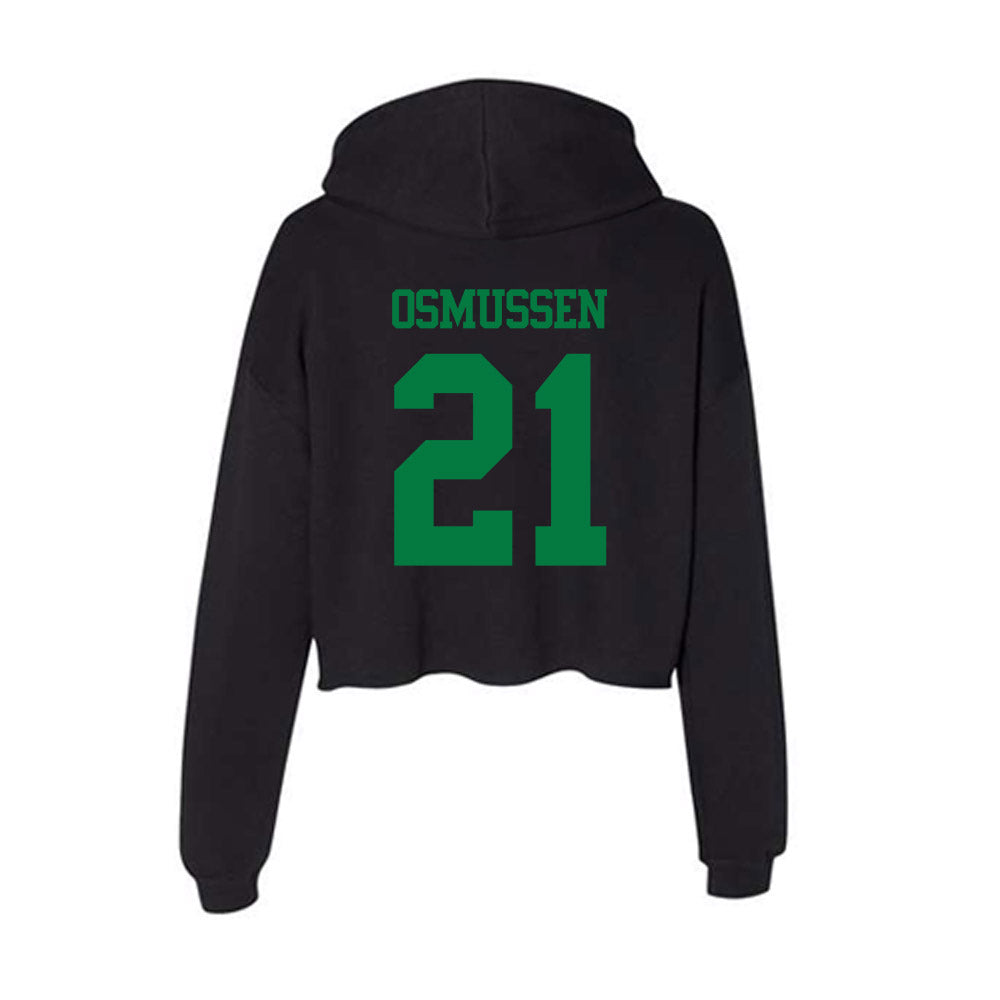 Oregon - NCAA Women's Soccer : Ella Osmussen - Women's Crop Fleece Hoodie-1