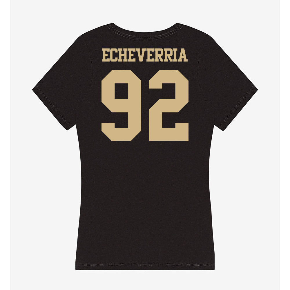 Purdue - NCAA Football : Jacobo Echeverria - Women's V-Neck T-Shirt-1
