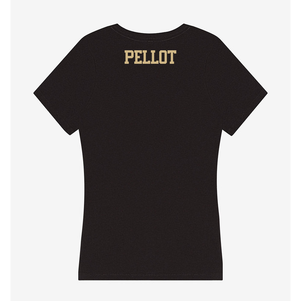 Purdue - NCAA Wrestling : Adrian Pellot - Women's V-Neck T-Shirt-1