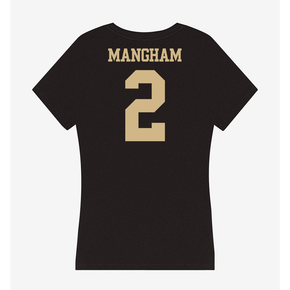 Purdue - NCAA Football : Jaden Mangham - Women's V-Neck T-Shirt-1
