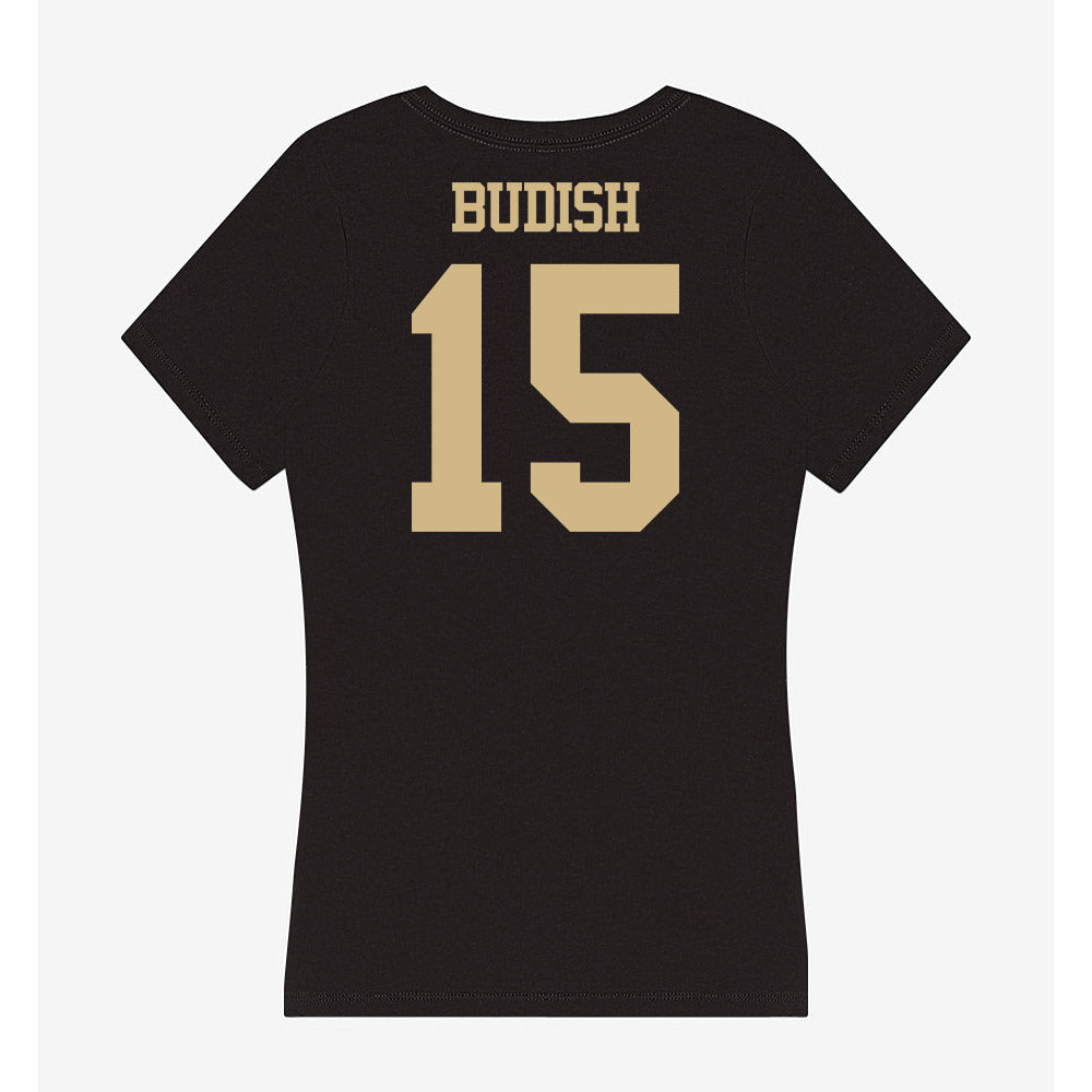 Purdue - NCAA Women's Soccer : Kayla Budish - Women's V-Neck T-Shirt-1
