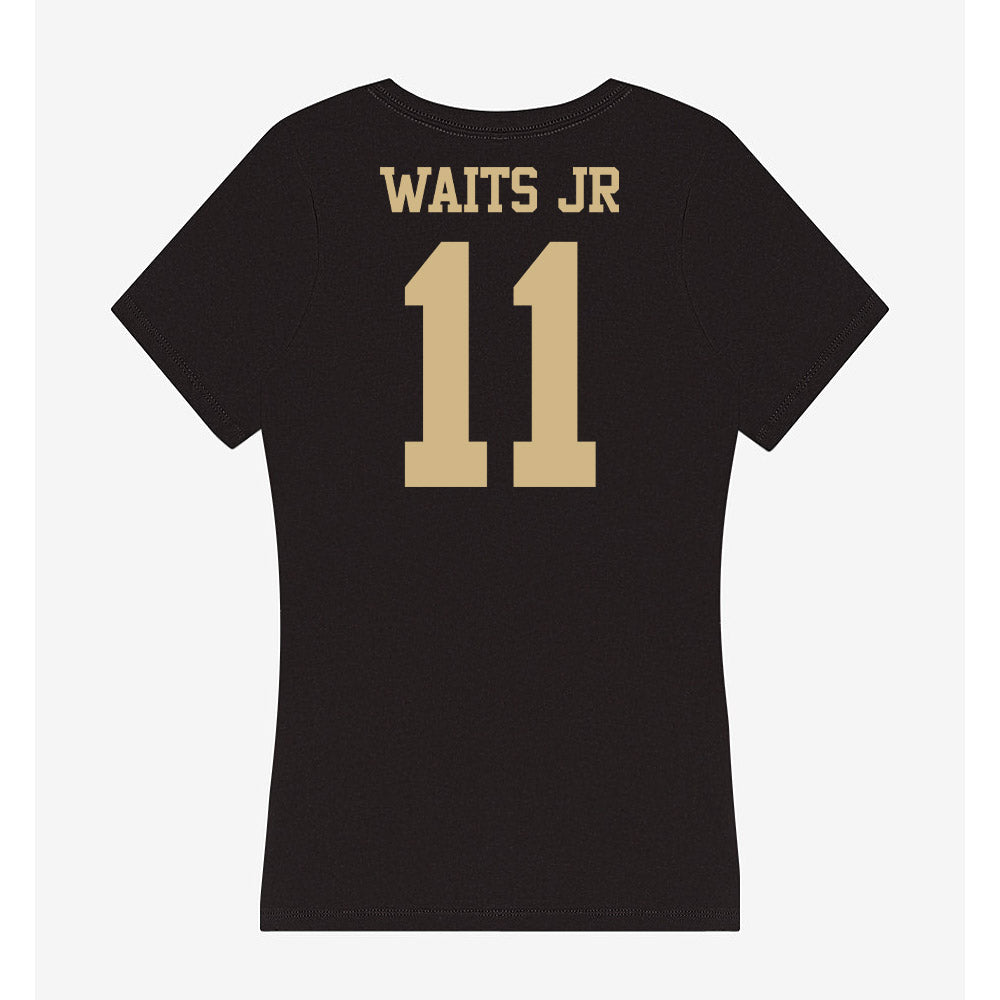 Purdue - NCAA Men's Track & Field : Corey Waits Jr - Women's V-Neck T-Shirt-1