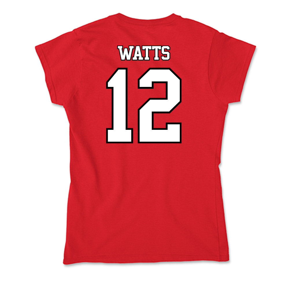 Maryland - NCAA Men's Basketball : Isaiah Watts - Soft Style Women’s T-Shirt-1