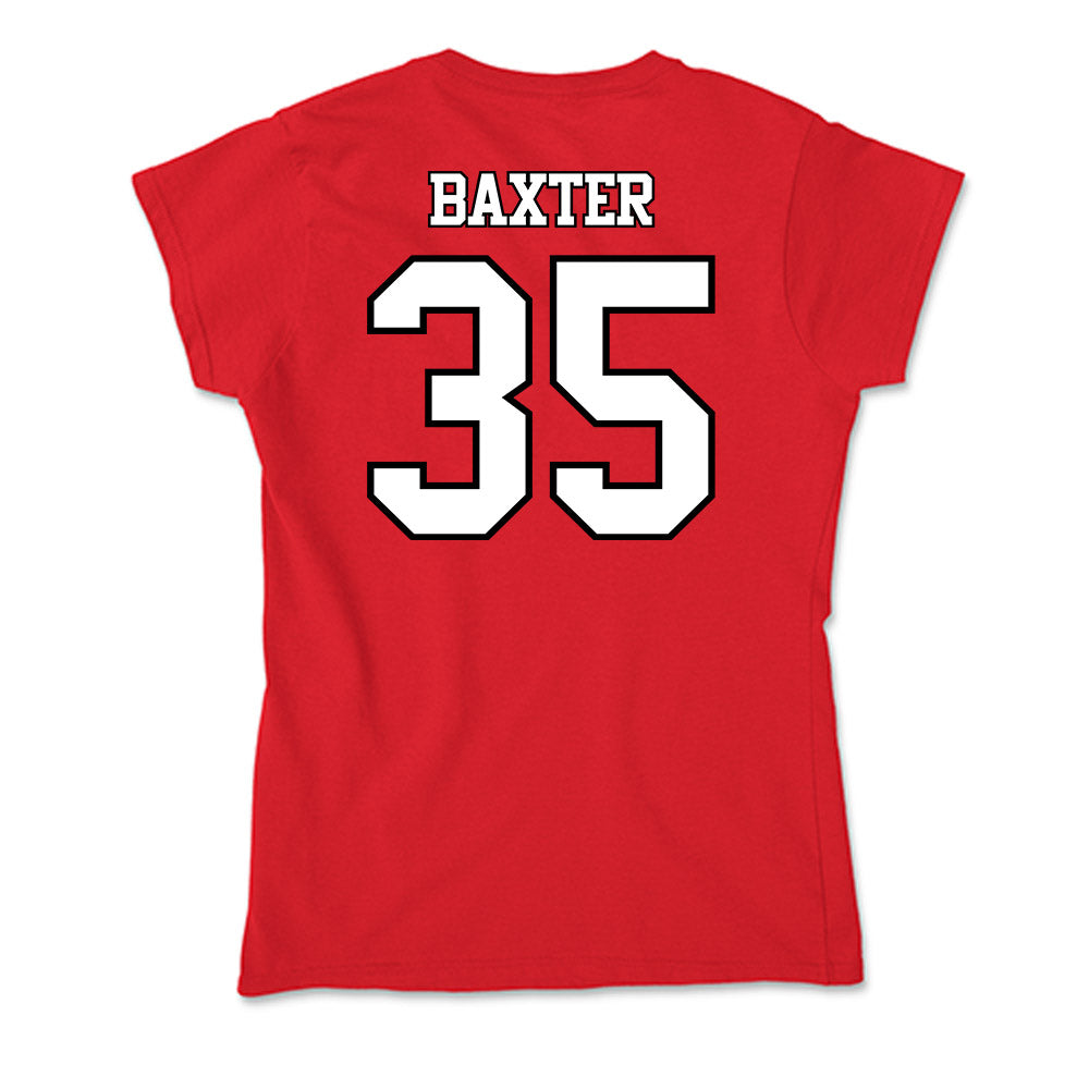 Maryland - Men's Basketball Alumni : Lonny Baxter - Soft Style Women’s T-Shirt-1