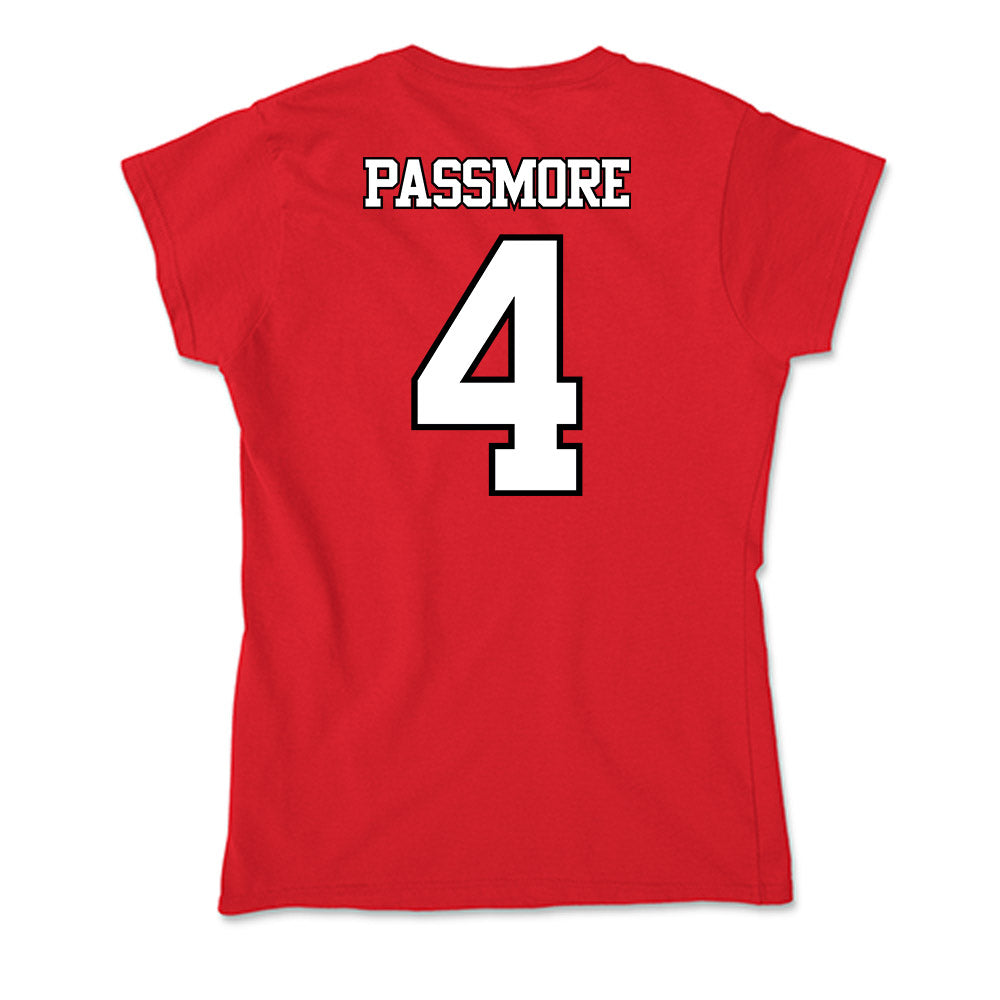 Maryland - NCAA Men's Basketball : Rakease Passmore - Soft Style Women’s T-Shirt-1