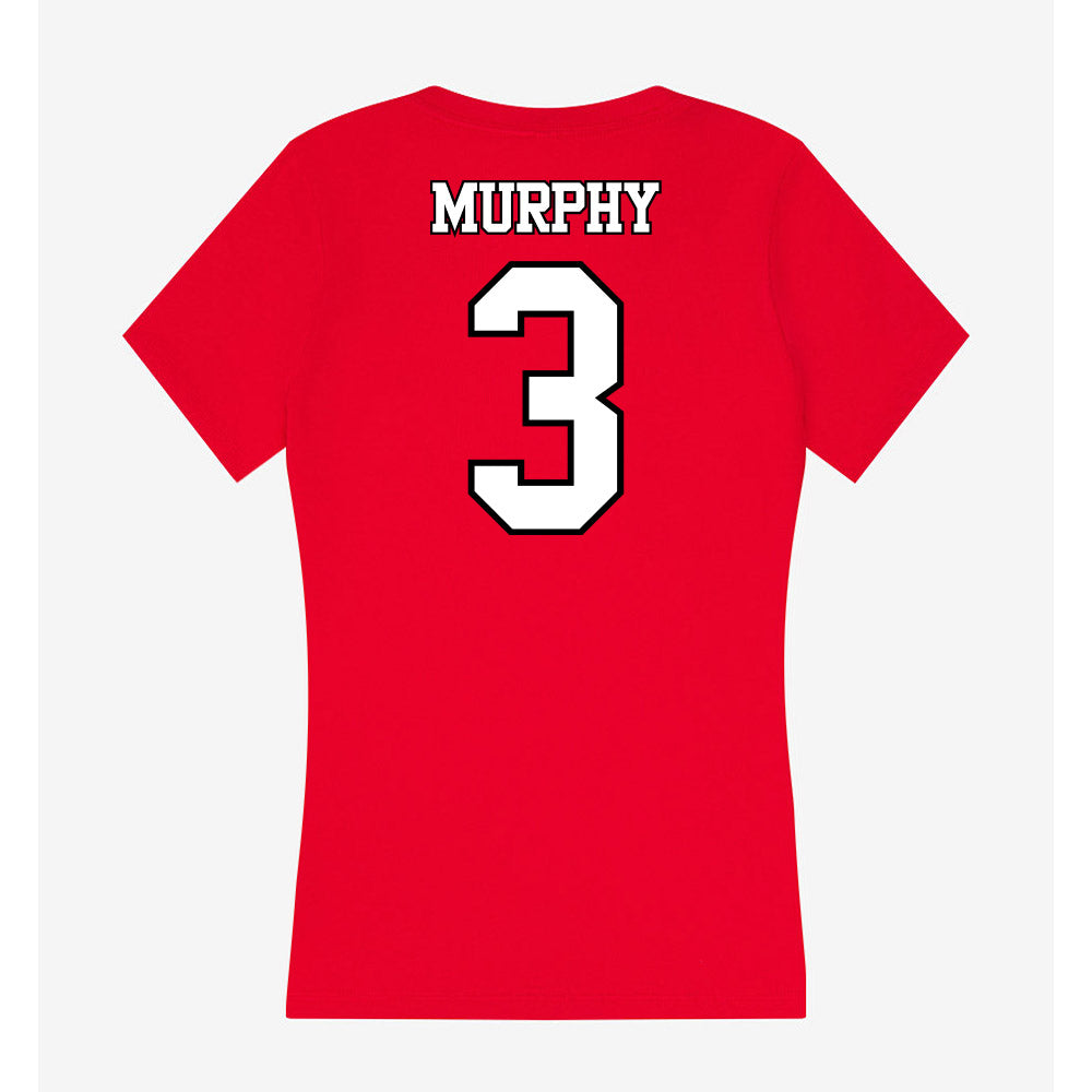 Maryland - NCAA Softball : Bailey Murphy - Women's V-Neck T-Shirt-1