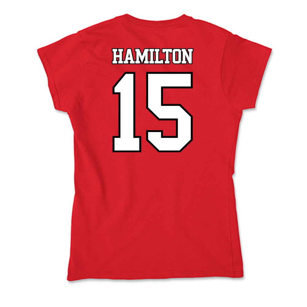 Maryland - NCAA Football : Jackson Hamilton - Soft Style Women’s T-Shirt-1