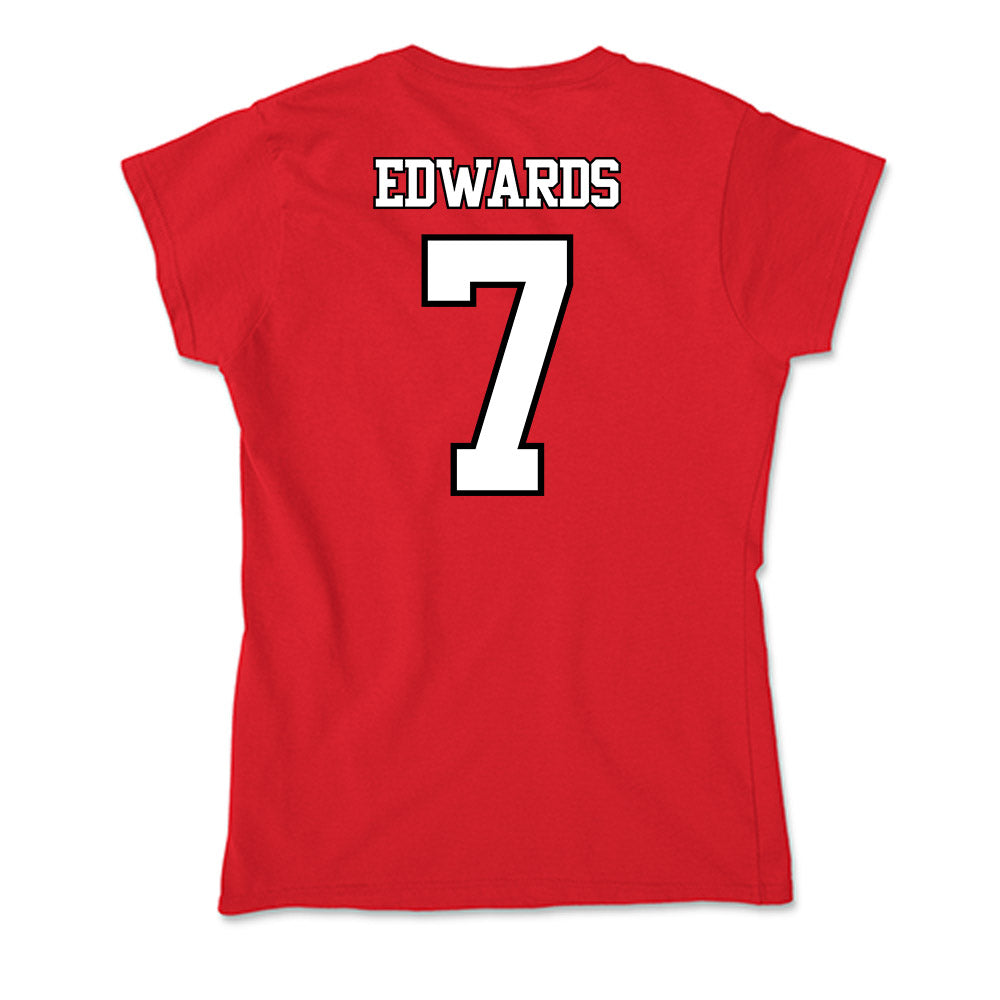 Maryland - NCAA Football : Gavin Edwards - Soft Style Women’s T-Shirt-1