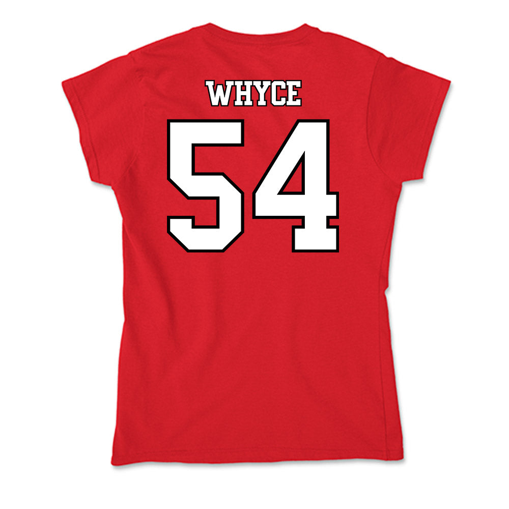 Maryland - NCAA Football : JaMarcus Whyce - Soft Style Women’s T-Shirt-1
