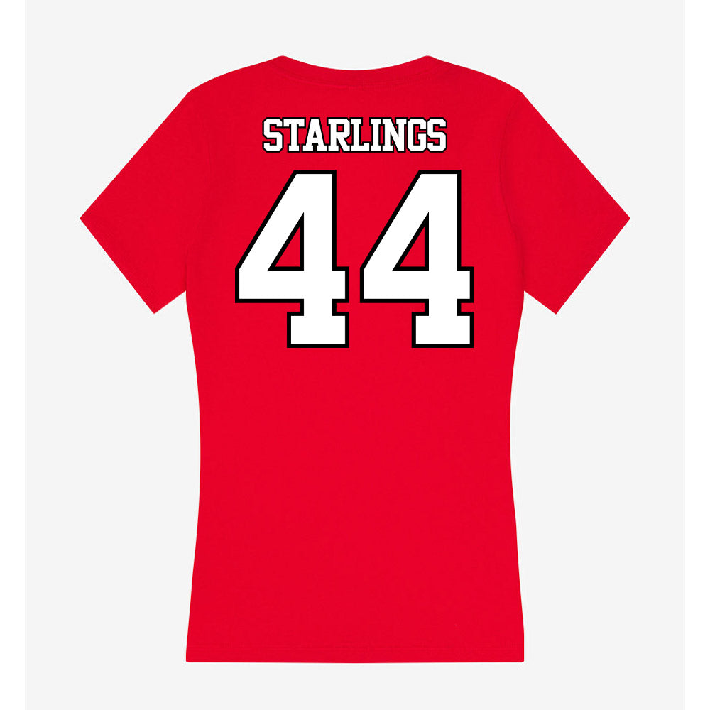 Maryland - NCAA Football : Joel Starlings - Women's V-Neck T-Shirt-1