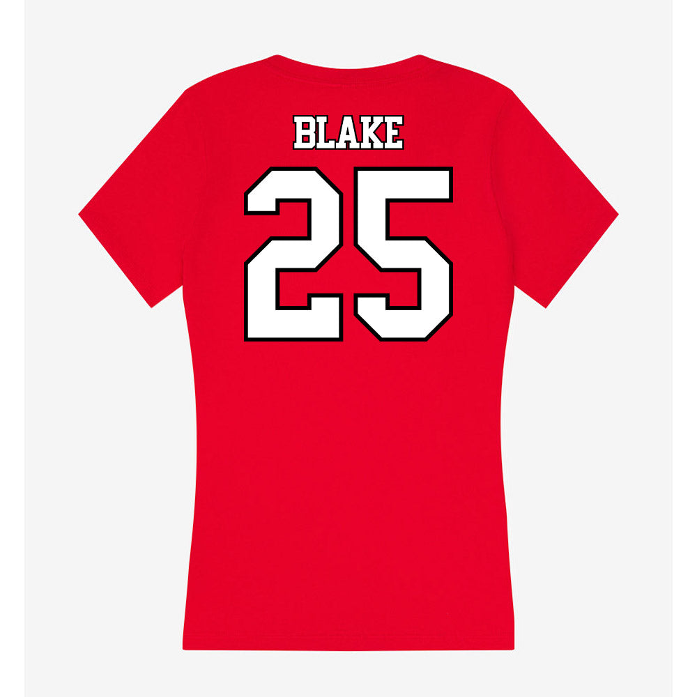 Maryland - Men's Basketball Alumni : Steve Blake - Women's V-Neck T-Shirt-1