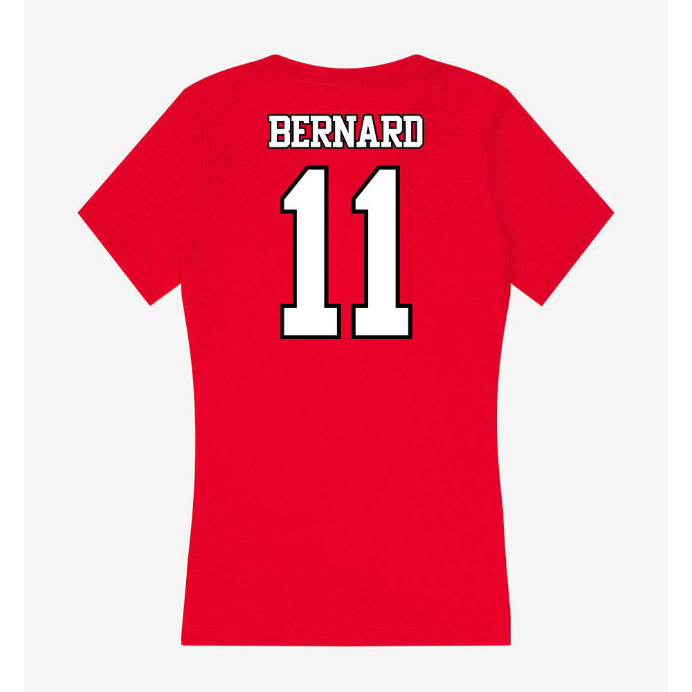 Maryland - NCAA Women's Soccer : Drew Bernard - Women's V-Neck T-Shirt-1