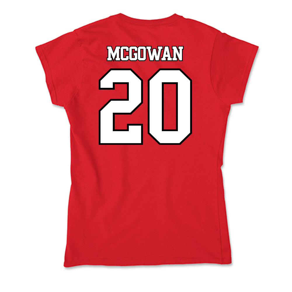 Maryland - NCAA Softball : Anna McGowan - Soft Style Women’s T-Shirt-1