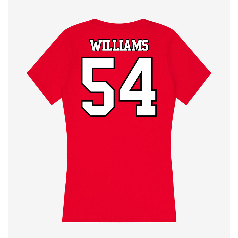 Maryland - NCAA Football : Lamar Williams - Women's V-Neck T-Shirt-1