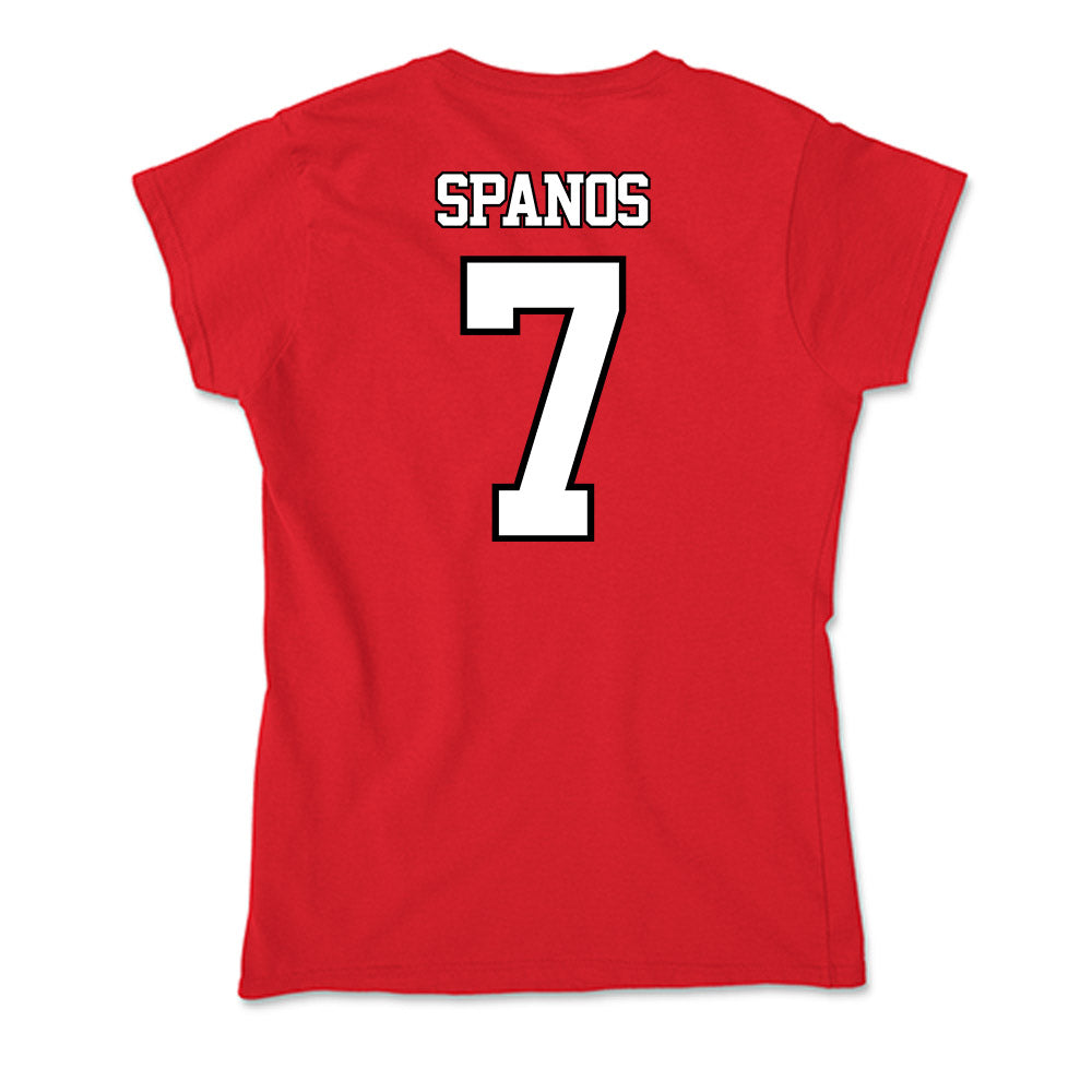Maryland - NCAA Men's Lacrosse : Eric Spanos - Soft Style Women’s T-Shirt-1