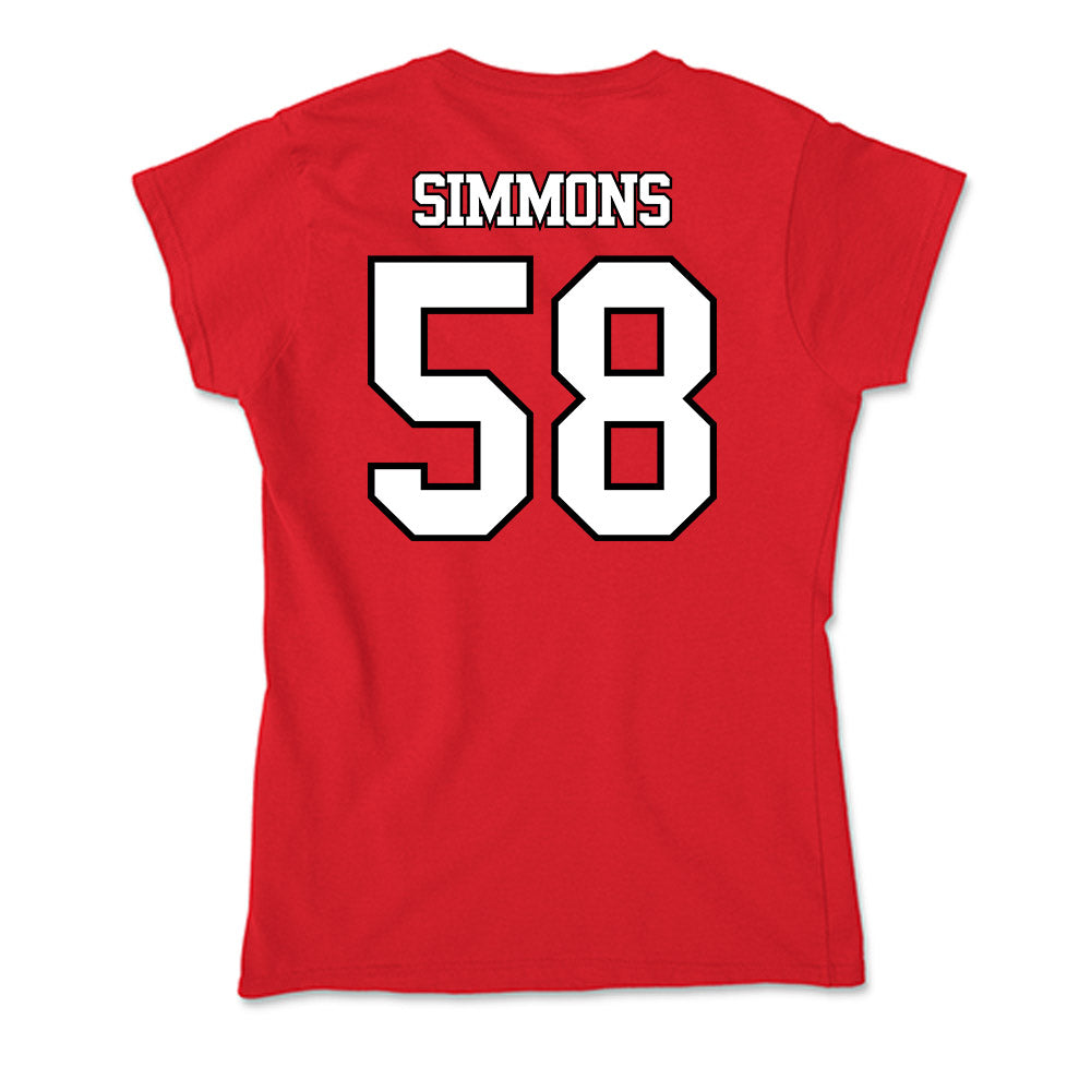 Maryland - NCAA Football : Joshua Simmons - Soft Style Women’s T-Shirt-1