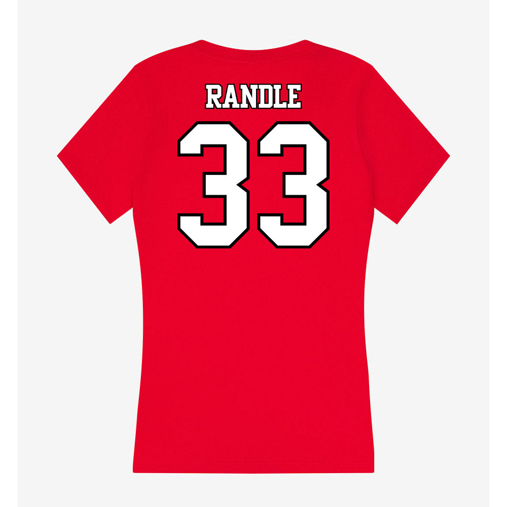 Maryland - Men's Basketball Alumni : Ryan Randle - Women's V-Neck T-Shirt-1