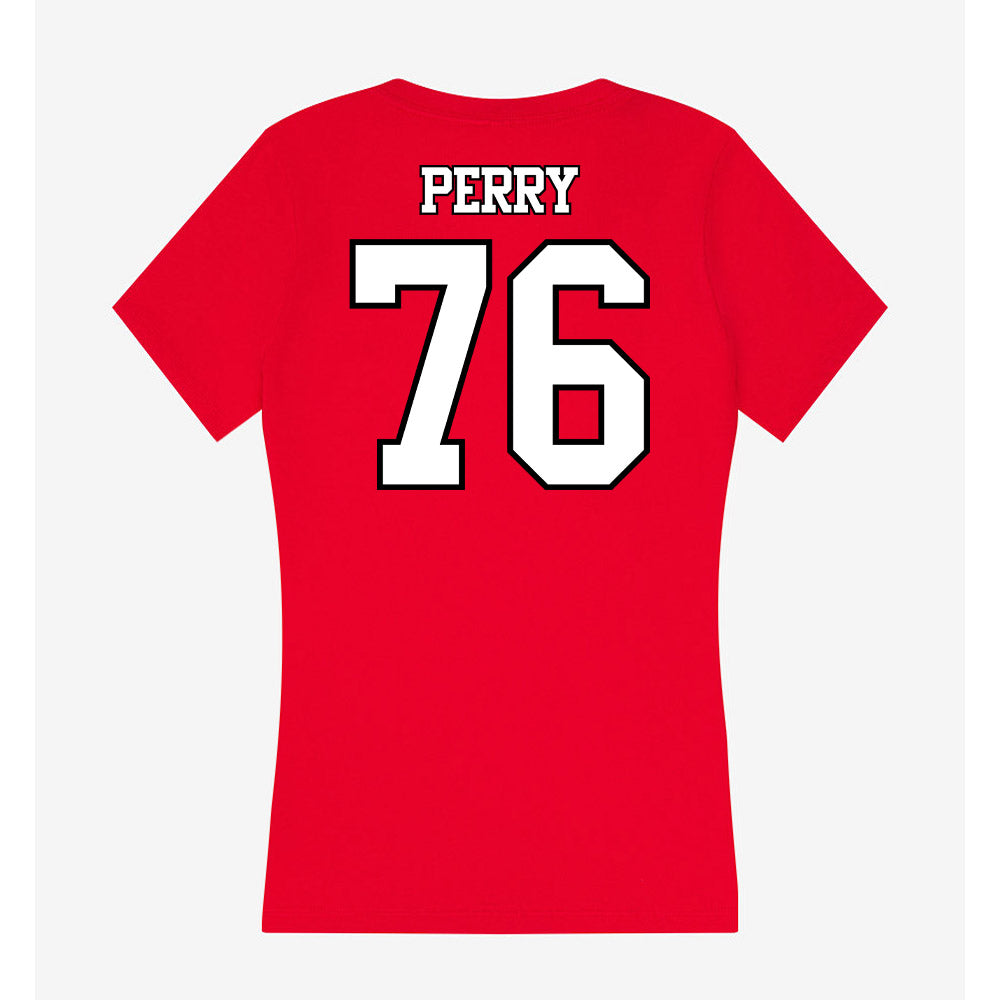 Maryland - NCAA Football : Rahtrel Perry - Women's V-Neck T-Shirt-1