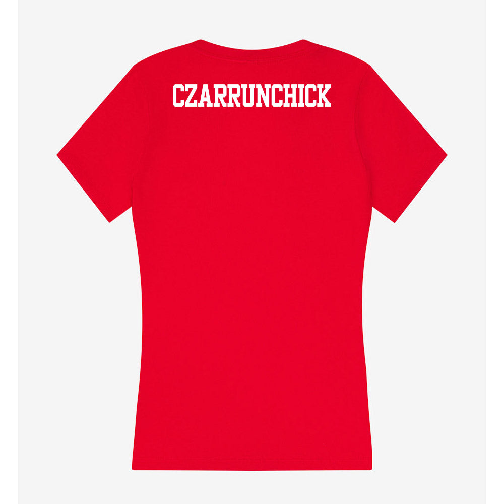 Maryland - NCAA Women's Gymnastics : Alexis Czarrunchick - Women's V-Neck T-Shirt-1
