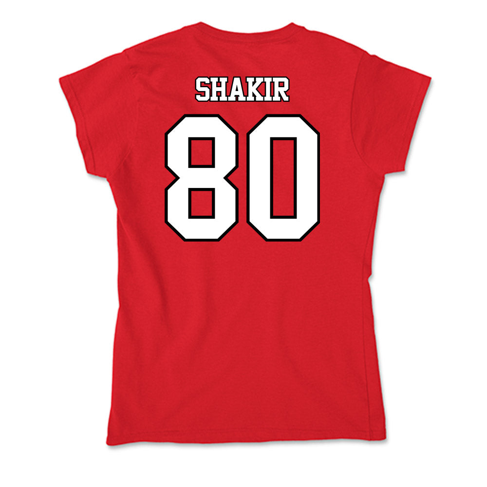 Maryland - NCAA Football : Ejani Shakir - Soft Style Women’s T-Shirt-1