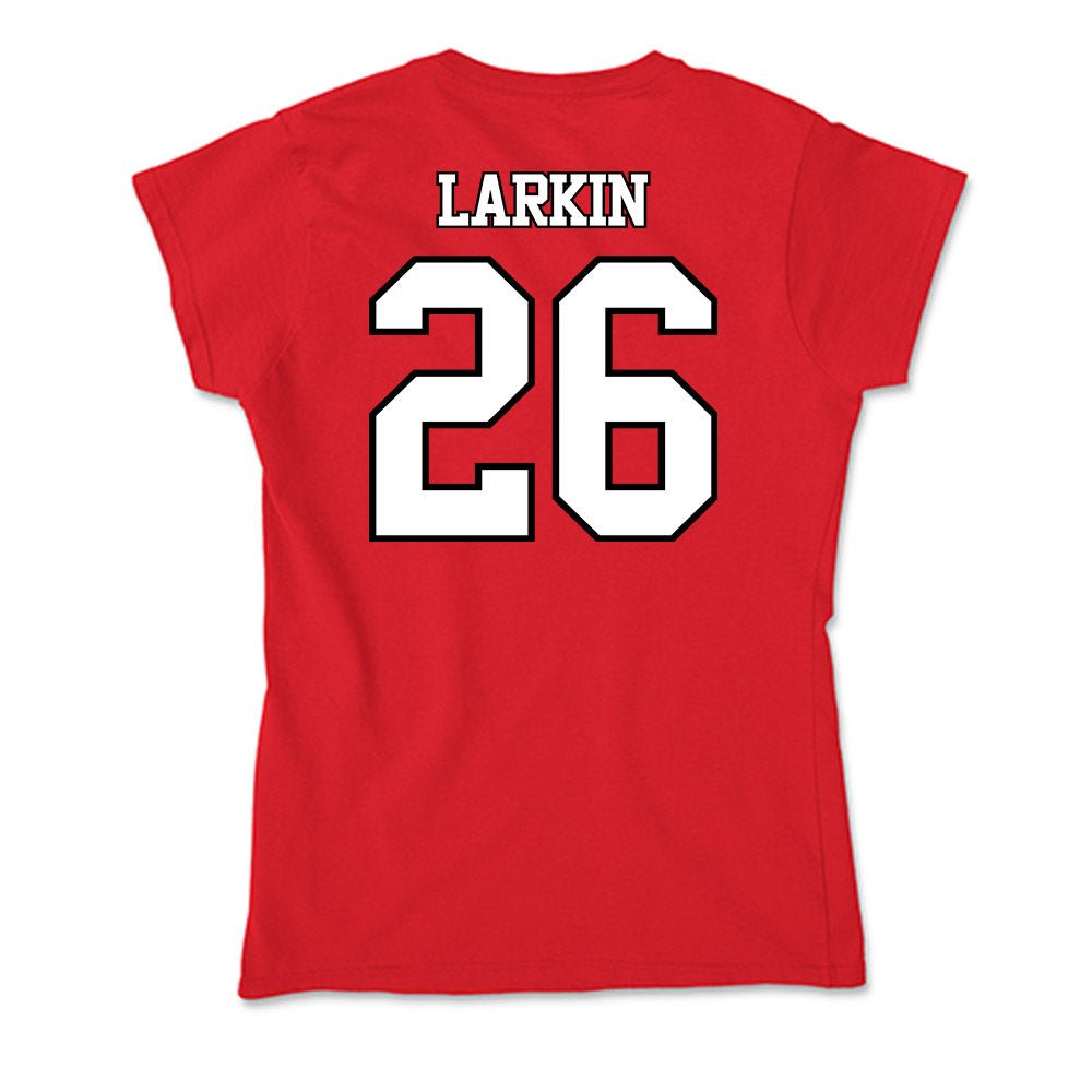 Maryland - NCAA Men's Lacrosse : AJ Larkin - Soft Style Women’s T-Shirt-1