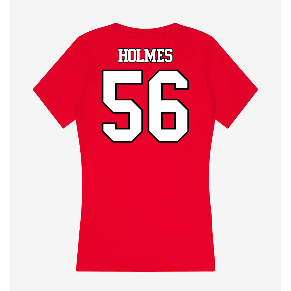 Maryland - NCAA Football : Daniel Holmes - Women's V-Neck T-Shirt-1
