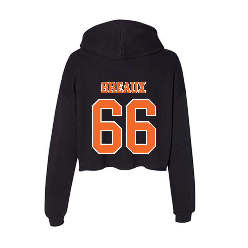 Clemson - NCAA Softball : Sarah Breaux - Women's Crop Fleece Hoodie-1
