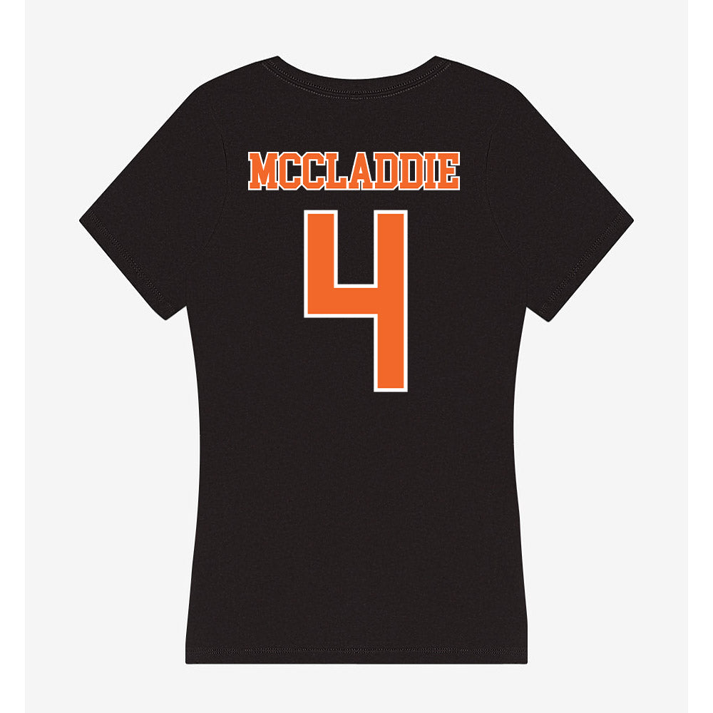 Clemson - NCAA Baseball : Tryston McCladdie - Women's V-Neck T-Shirt-1
