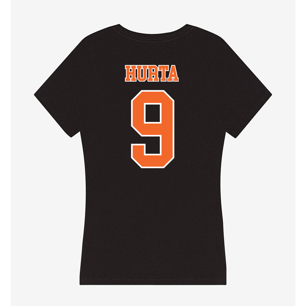 Clemson - NCAA Women's Volleyball : Kathryn Hurta - Women's V-Neck T-Shirt-1