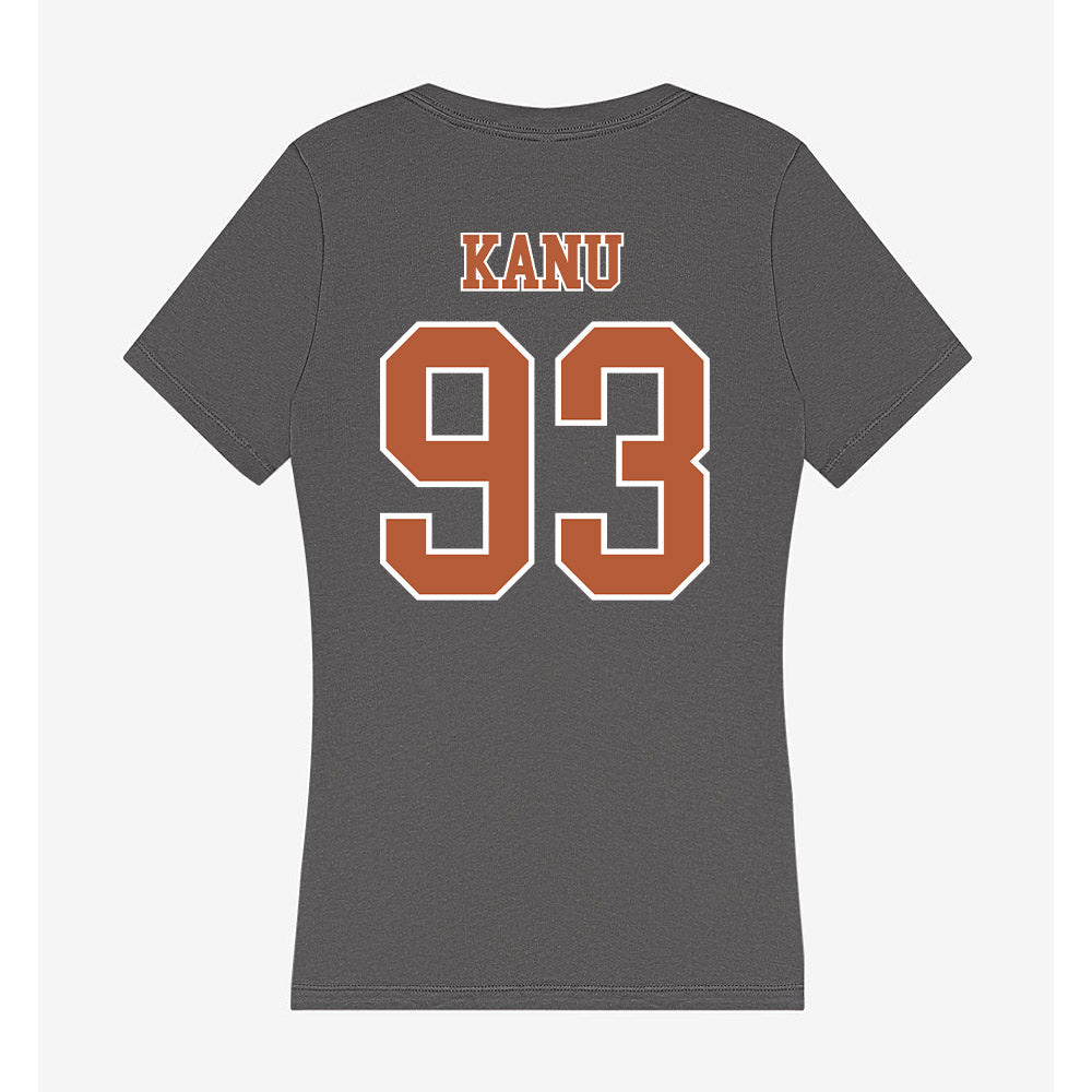 Texas - NCAA Football : Hero Kanu - Women's V-Neck T-Shirt-1