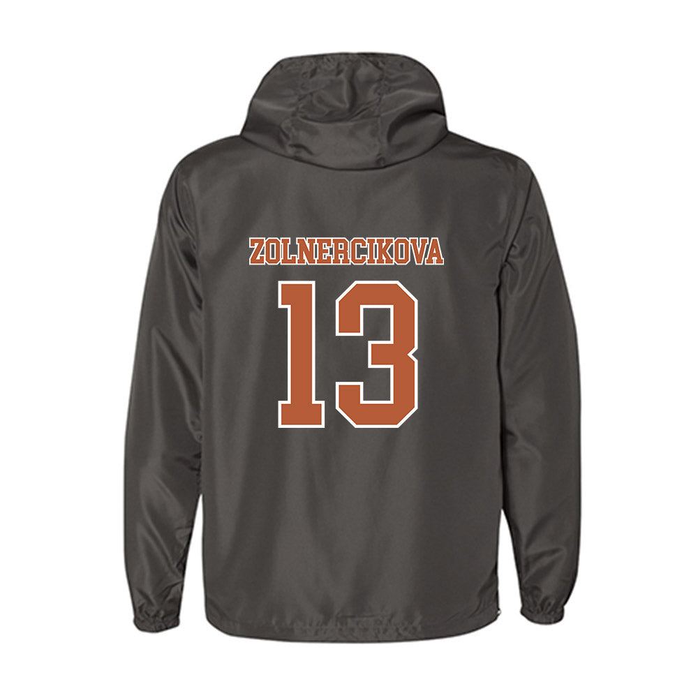 Texas - NCAA Beach Volleyball : Karin Zolnercikova - Windbreaker-1