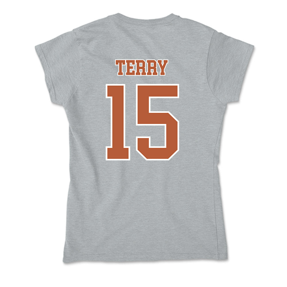 Texas - NCAA Football : Justus Terry - Soft Style Women’s T-Shirt-1