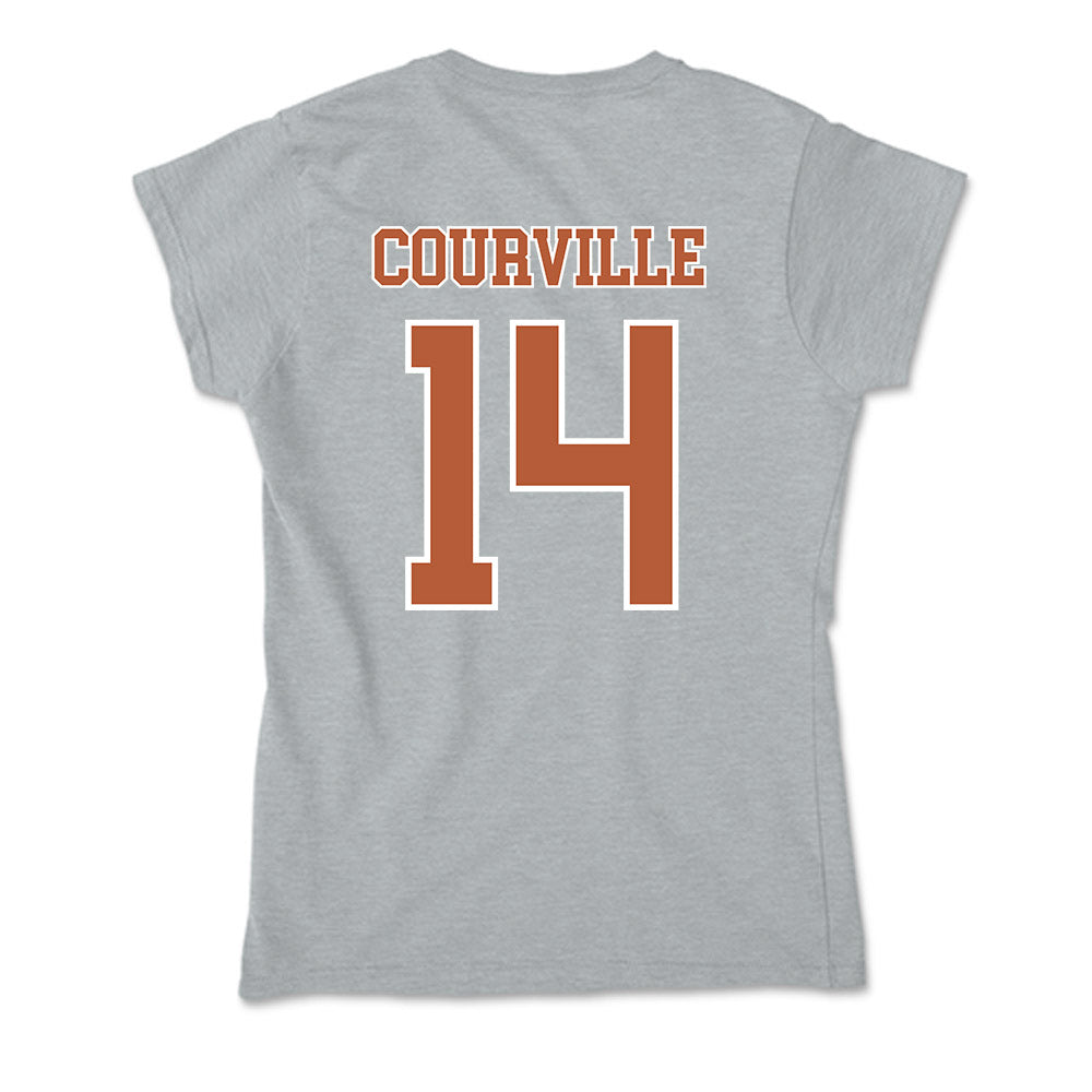 Texas - NCAA Baseball : Presley Courville - Soft Style Women’s T-Shirt-1