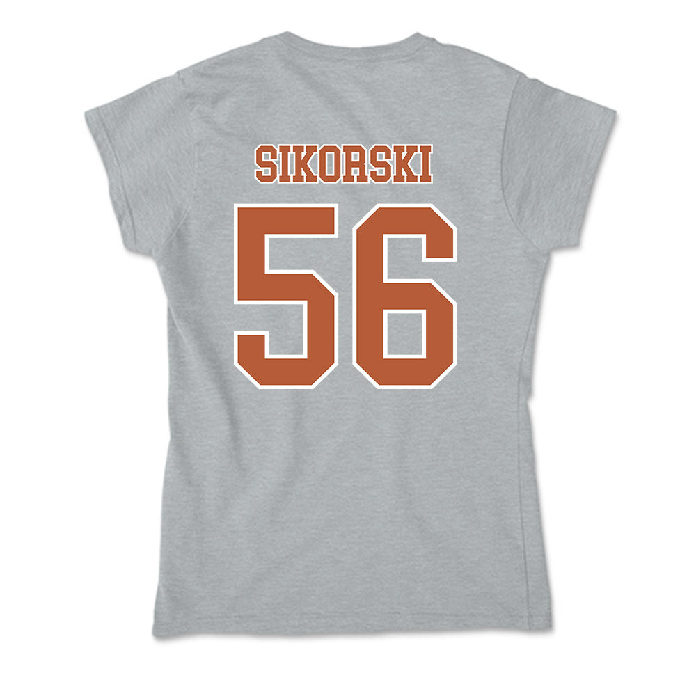 Texas - NCAA Football : Dylan Sikorski - Soft Style Women’s T-Shirt-1