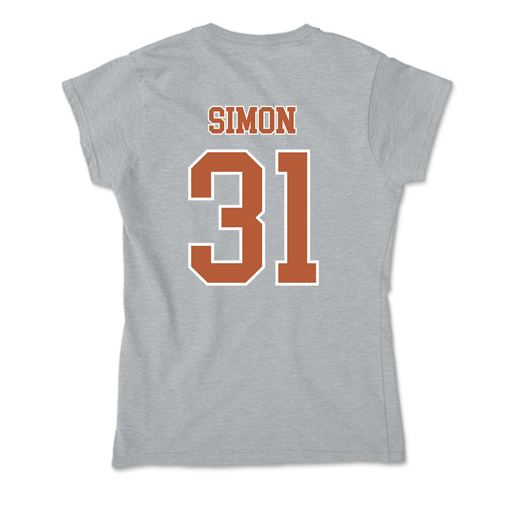 Texas - NCAA Football : James Simon - Soft Style Women’s T-Shirt-1