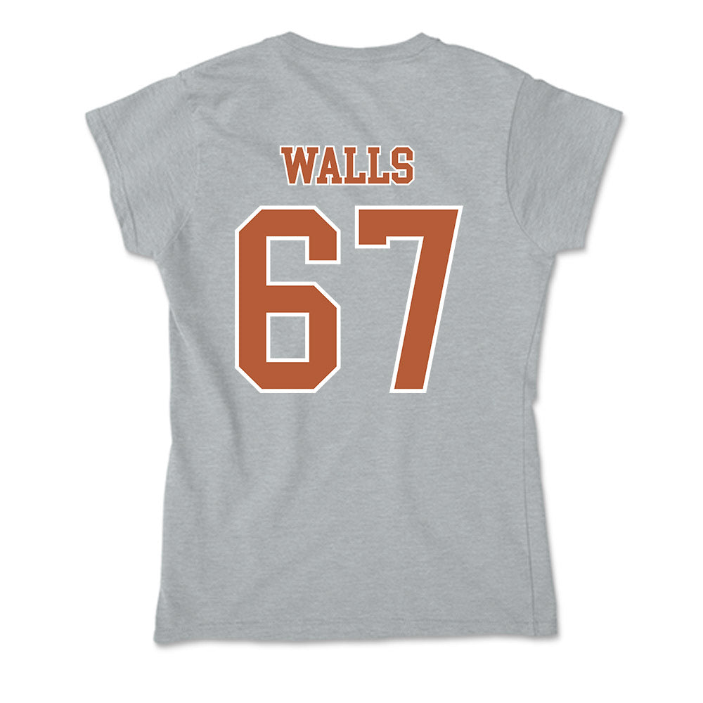 Texas - NCAA Baseball : Brody Walls - Soft Style Women’s T-Shirt-1