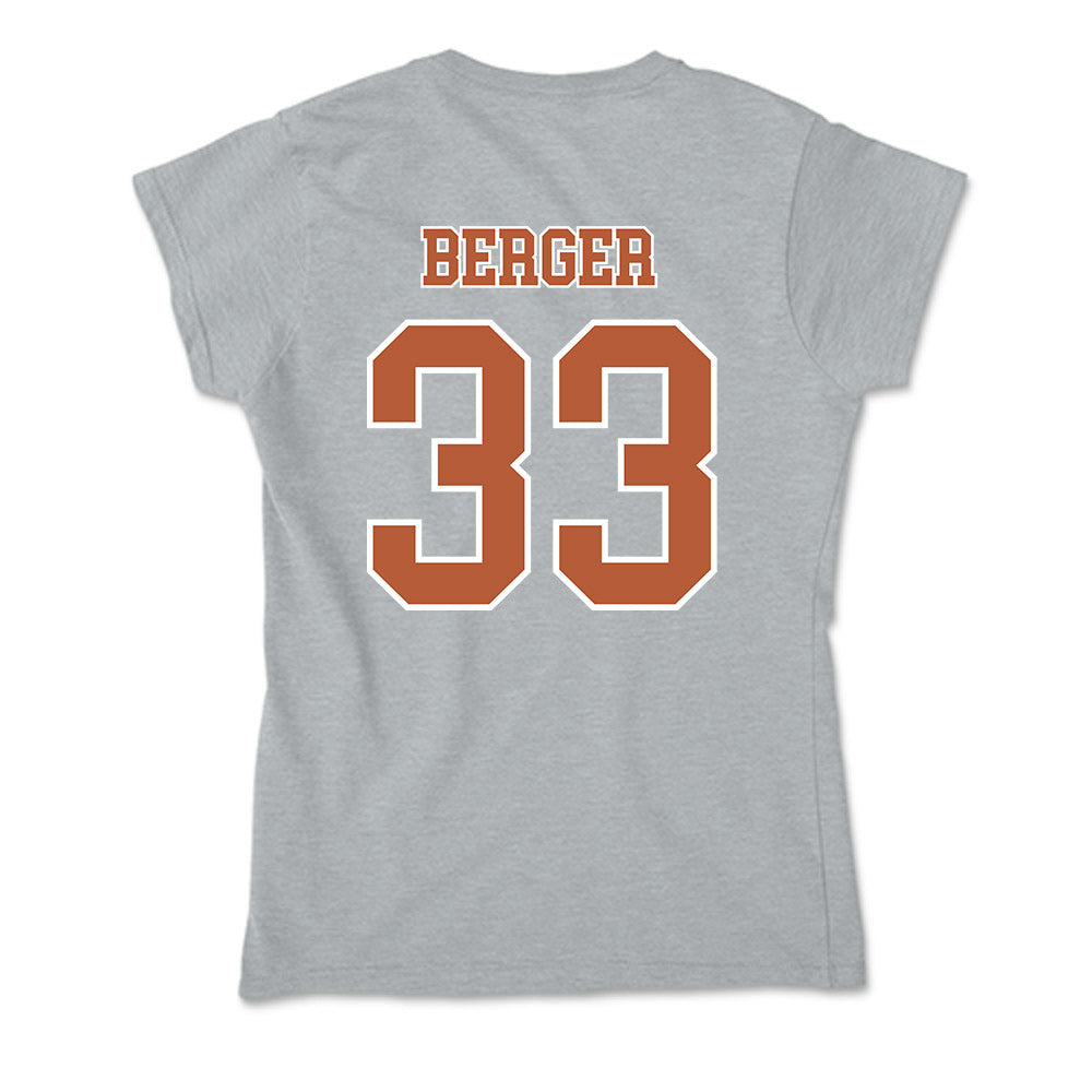 Texas - NCAA Football : Carson Berger - Soft Style Women’s T-Shirt-1