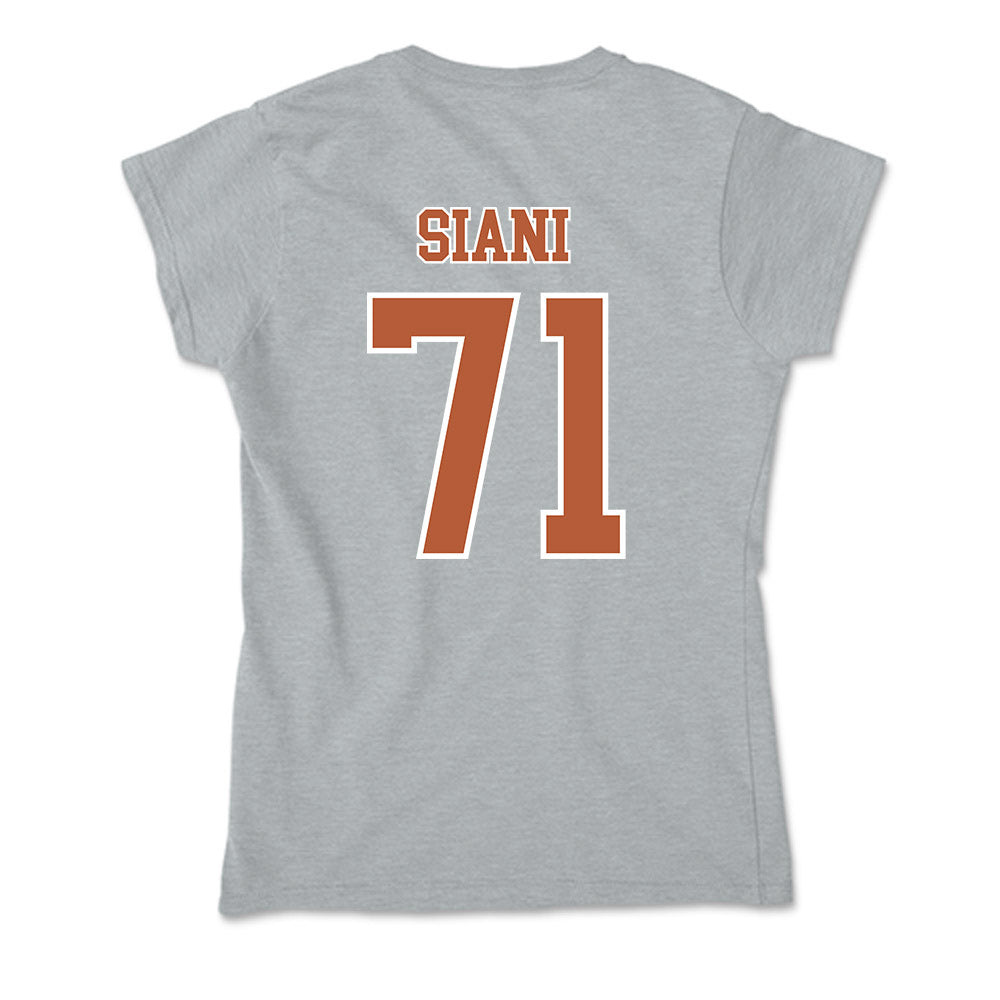 Texas - NCAA Football : Melvin Siani - Soft Style Women’s T-Shirt-1