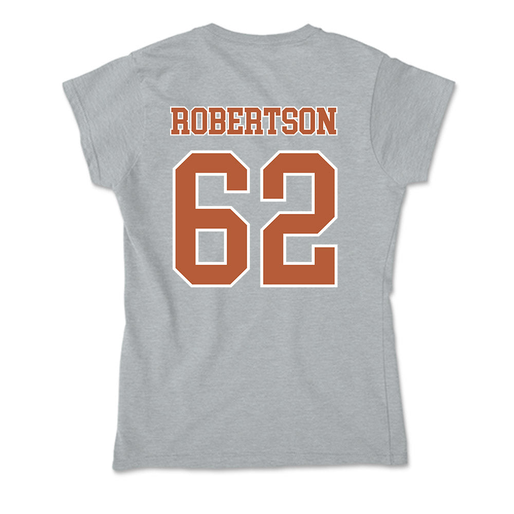 Texas - NCAA Football : Connor Robertson - Soft Style Women’s T-Shirt-1