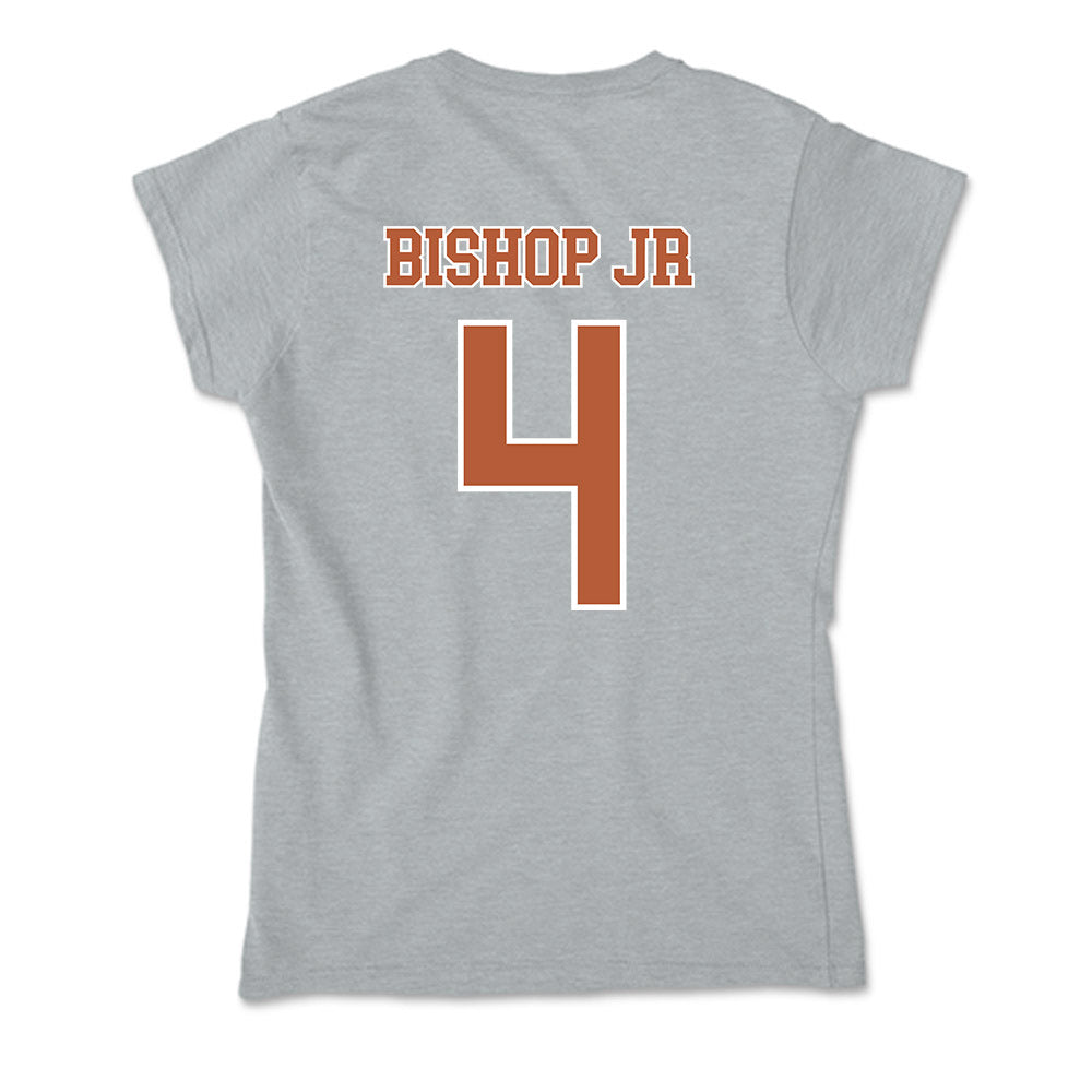 Texas - NCAA Football : Jermaine Bishop Jr - Soft Style Women’s T-Shirt-1
