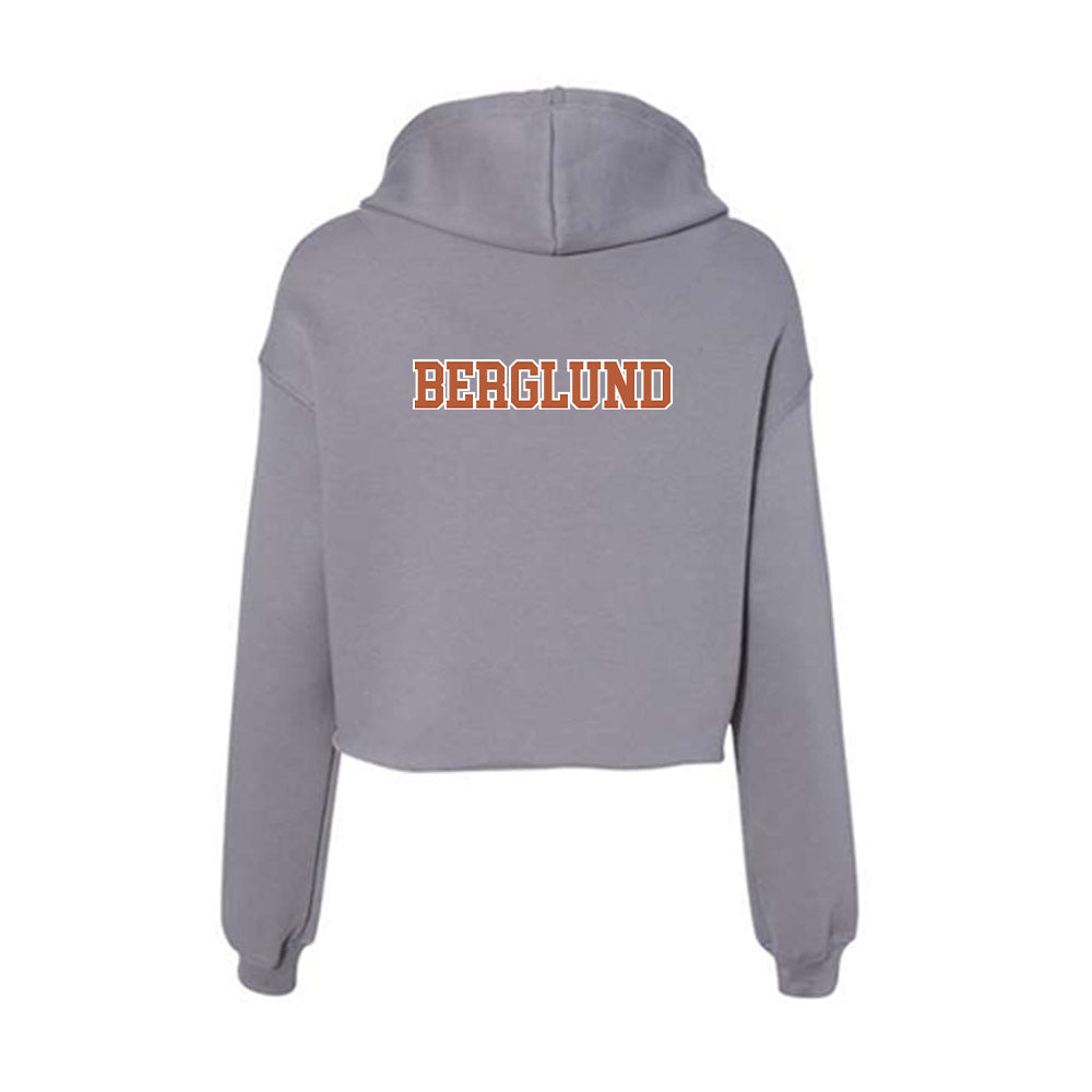 Texas - NCAA Women's Swimming & Diving : Berit Berglund - Women's Crop Fleece Hoodie-1