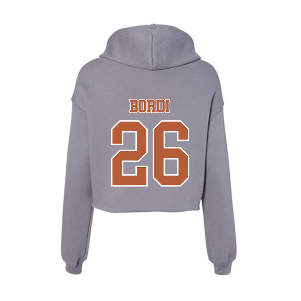 Texas - NCAA Softball : Sophia Bordi - Women's Crop Fleece Hoodie-1